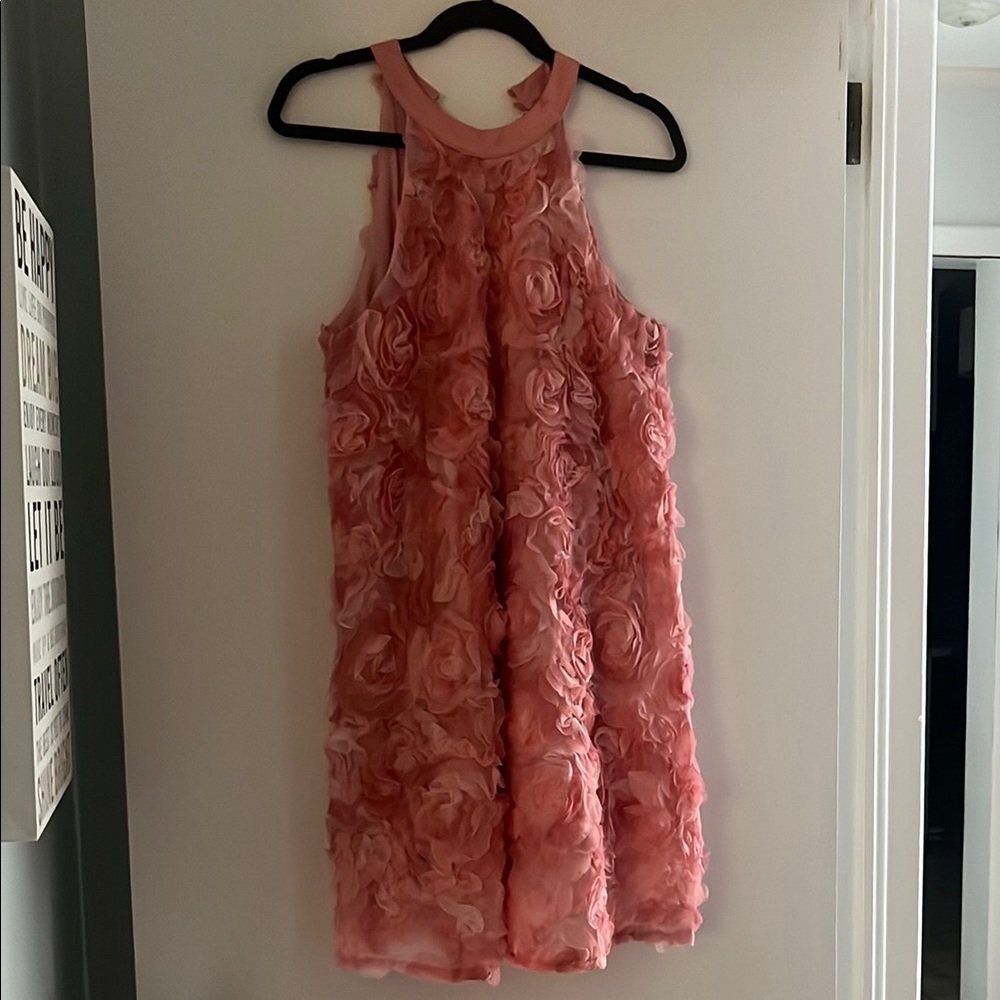 Floral Pink Cocktail Dress